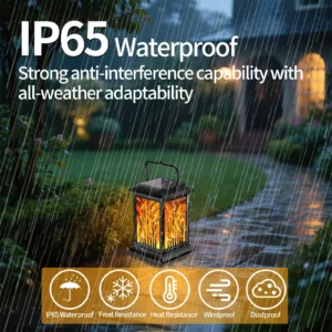 Leaf Hollowed-out Solar Palace Lantern