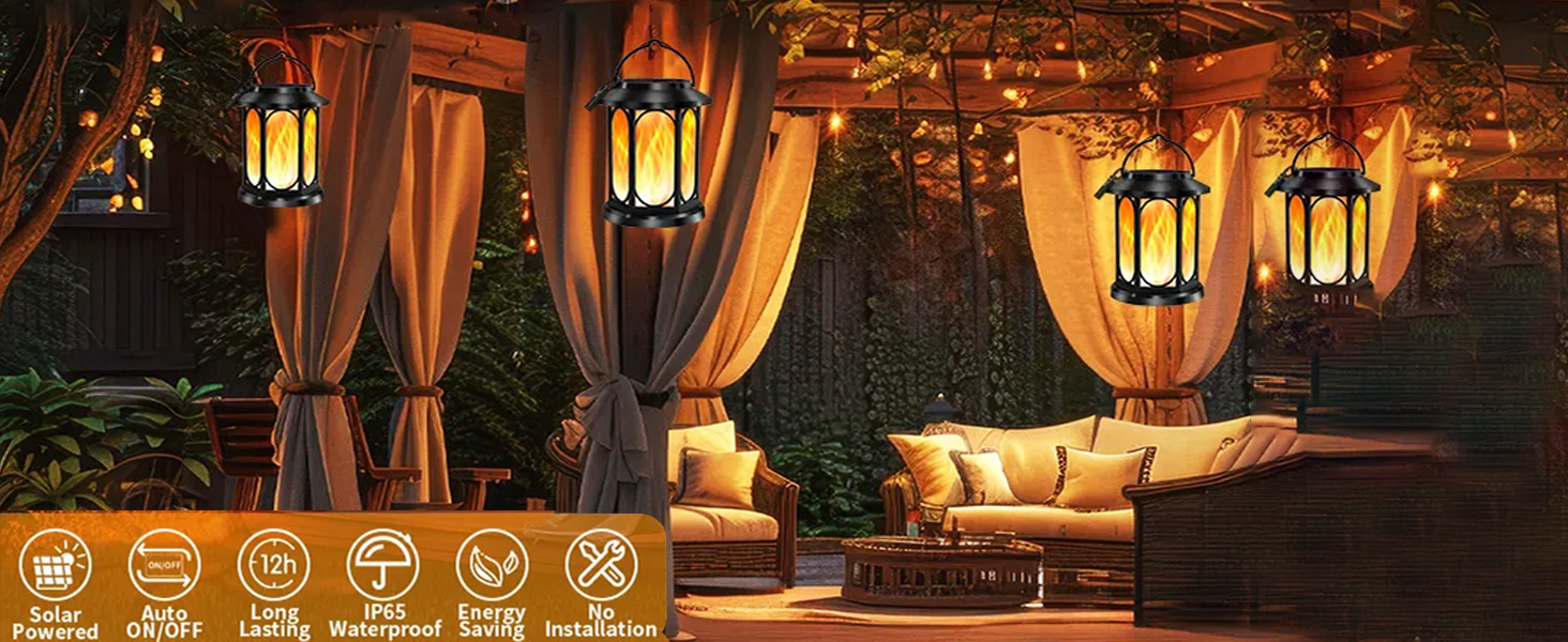 Classic Retro Frame Design Solar Palace Light