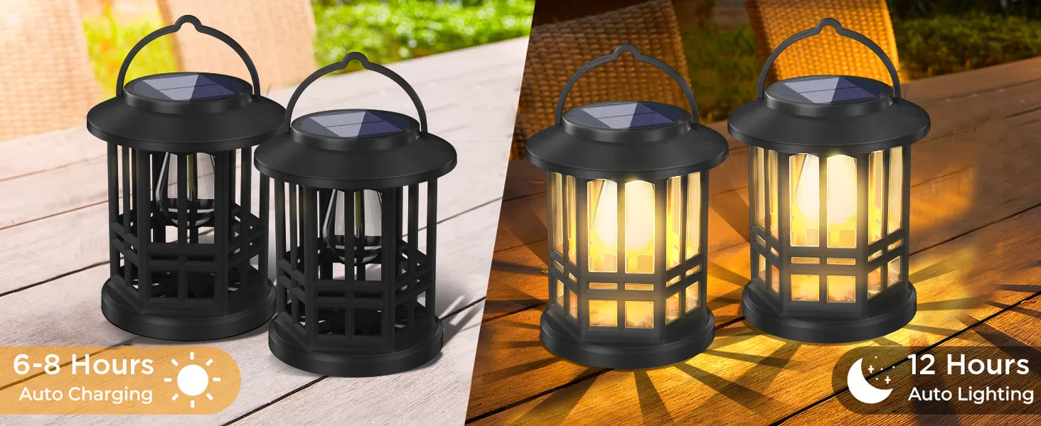 Outdoor solar garden light with LED, waterproof design