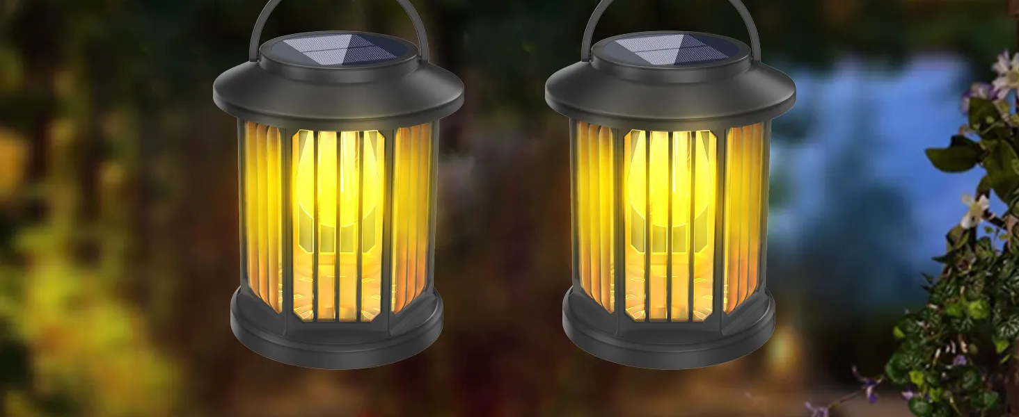 Outdoor solar garden light with LED, waterproof design