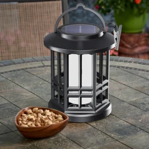 Classic Ironwork Grid Design Solar Palace Light