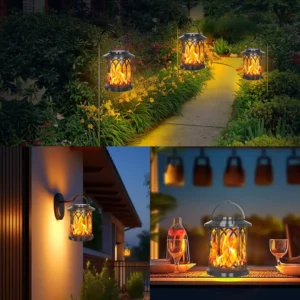 Classic Arc-shaped Hollow-out Design Solar Palace Light