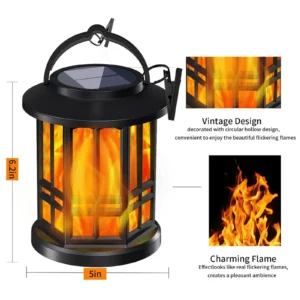 Classic Ironwork Grid Design Solar Palace Light