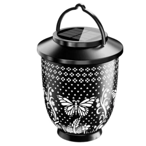 Butterfly Hollowed-out Solar Projection Lantern