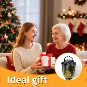 Peafowl Hollowed-out Solar Projection Lantern