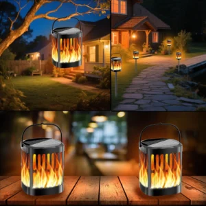 Vertical Strip Hanging & Stake Torch Light–Ground Mount