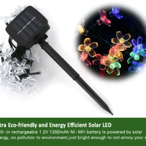 battery operated peach blossom LED fairy lights wholesale