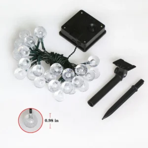 OEM custom fairy lights with solar panel