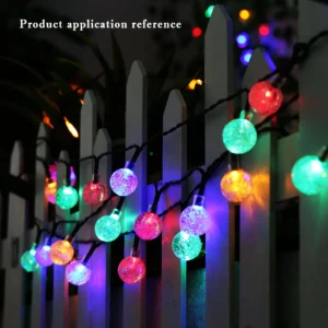 OEM custom fairy lights with solar panel