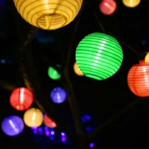 bulk string lights multi-color solar lanterns