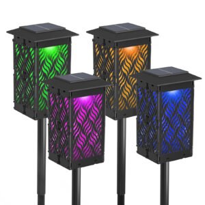 Colorful Solar Folding Light : Eco-Friendly Garden Decoration