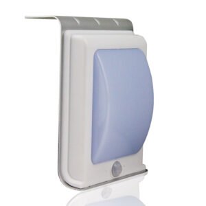 1W solar induction wall light with light control and motion sensor control