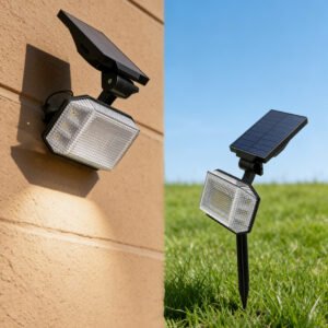 The application scenarios of solar lawn lights can be either plugged into the lawn or installed on the wall