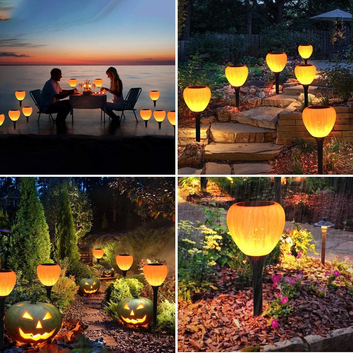 Solar Hot Air Balloon Flame Lamp - Waterproof Outdoor Decor - Image 7