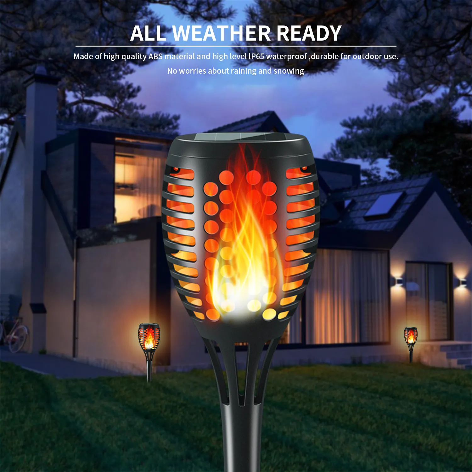 Solar Hole Design Small Torch Light - Image 4