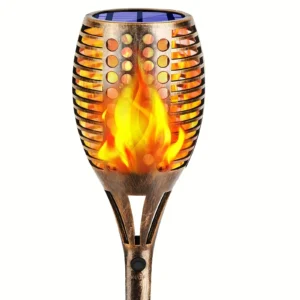 96 LEDs Bronze Hole Design Torch Light